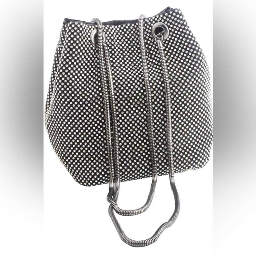 Rhinestone Luxury Black Bags Purse